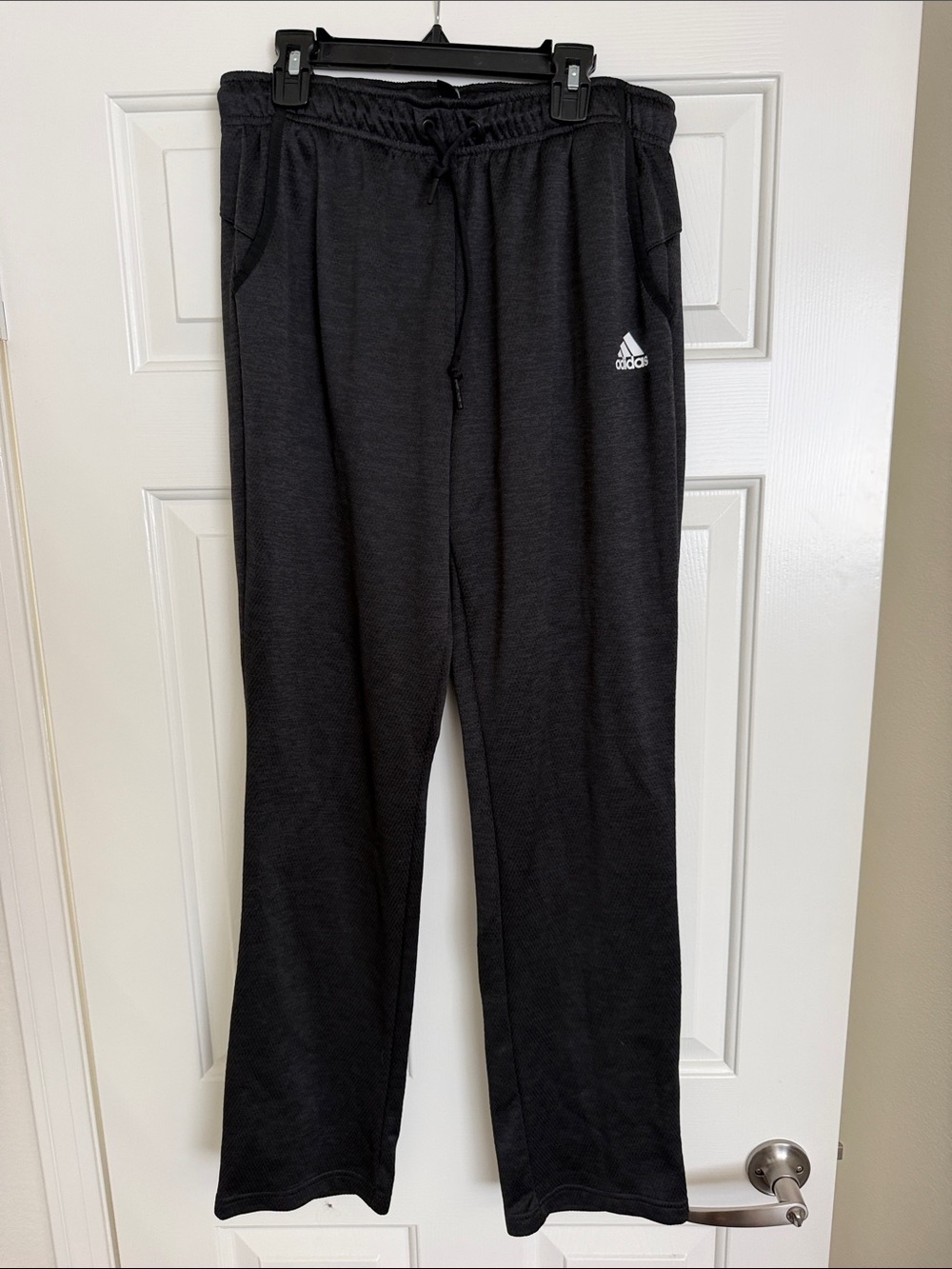 adidas Black Logo Track Pants